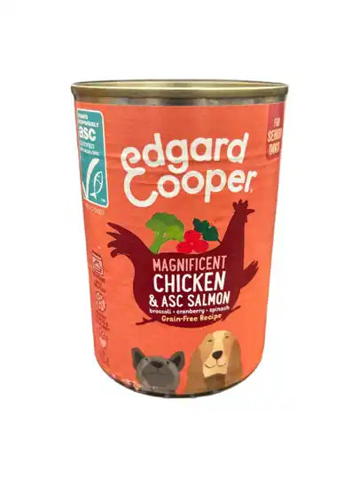 Edgard Cooper Magnificent Chicken & ASC Salmon hondenvoer/natvoer