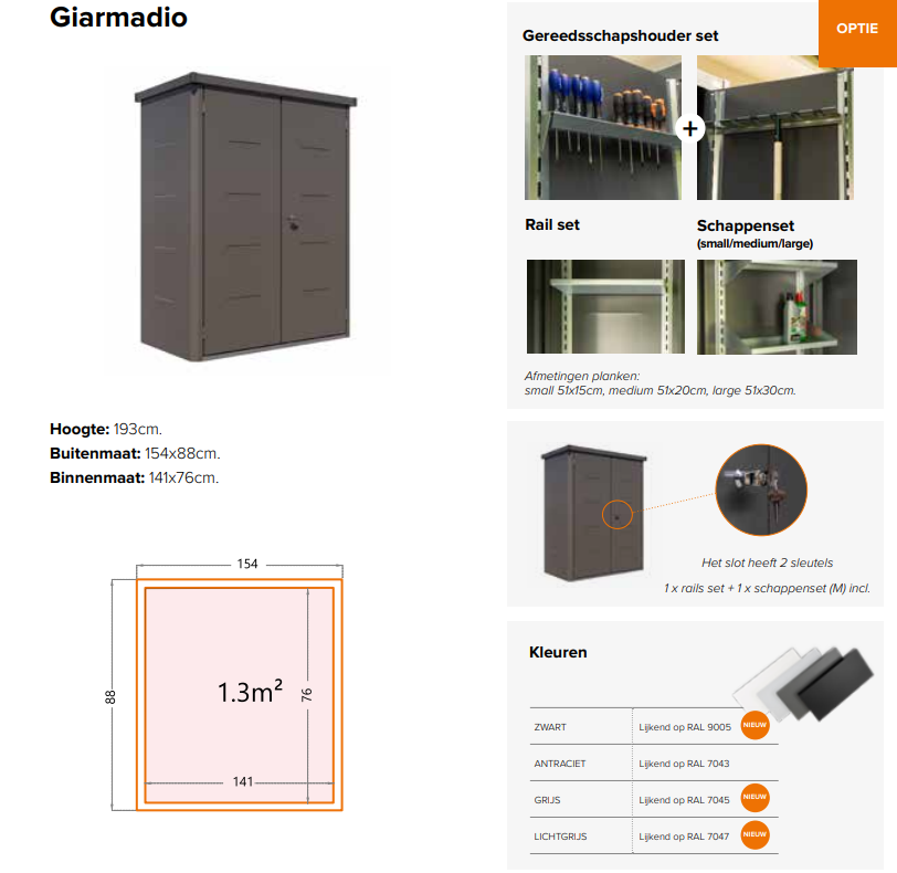 Gereedschapshouder Giarmadio