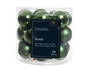 Kerstballen glas shiny,matt mix