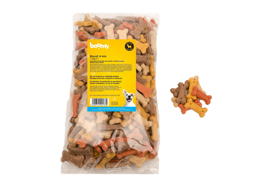 Boomy Biscuit 4-Mix Hondenmix — 1.5kg