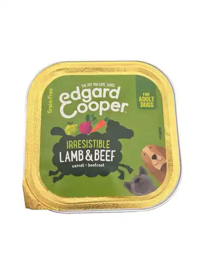 Edgard Cooper Irresistible Lamb & Beef hondenvoer/natvoer