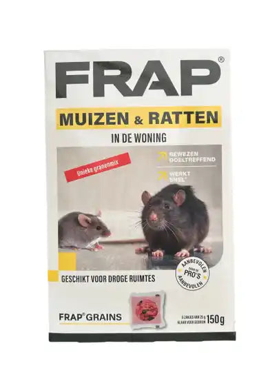 Frap Muizen & Ratten Plaagdierbestrijdingsmiddelen