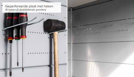 Optie Geperforeerd Plaat + Haken Classico 2121