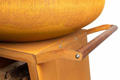 BBQ - White Fire Nomad Cortenstaal