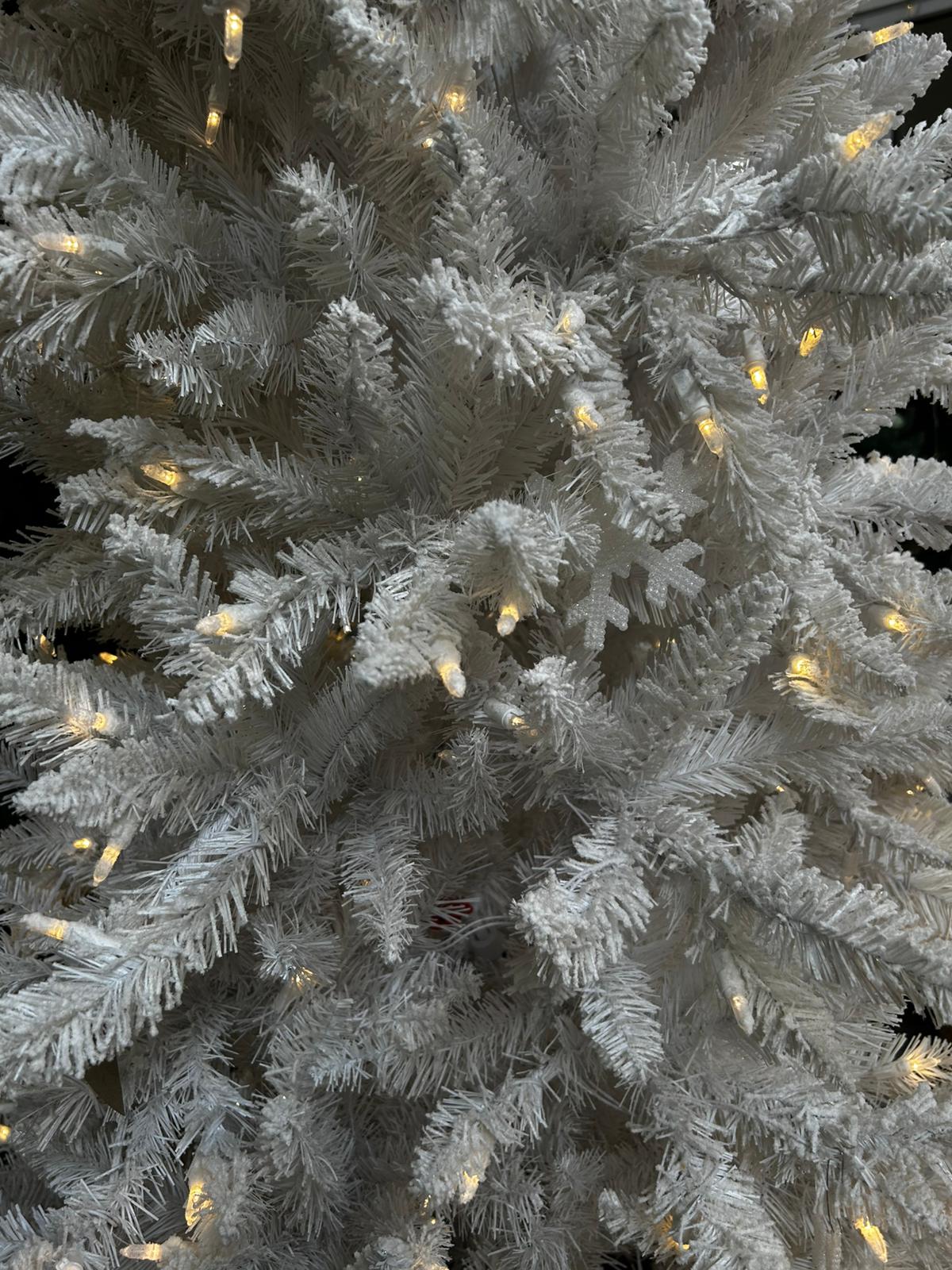 Kerstboom Funcky White Flocked