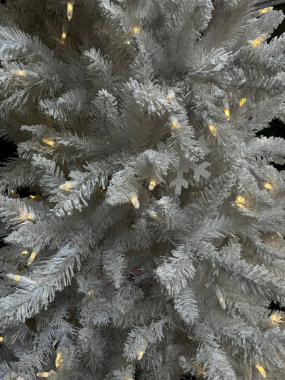Kerstboom Funcky White Flocked