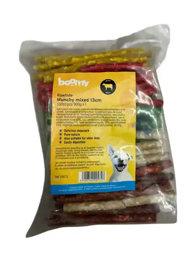 Boomy Rawhide Munchy Mixed Beef Hondensnacks