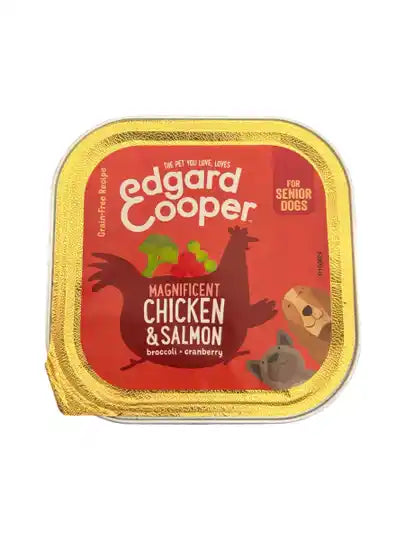 Edgard Cooper Magnificent Chicken &  Salmon hondenvoer/natvoer