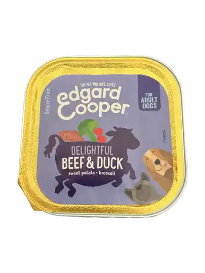 Edgard Cooper Delightful Beef & Duck hondenvoer/natvoer