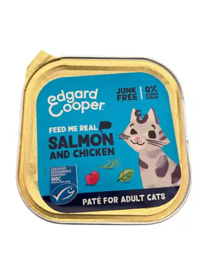 Edgard Cooper Salmon And Chicken kattenvoer/natvoer