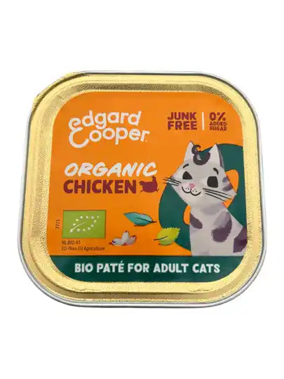 Edgard Cooper Organic Chicken kattenvoer/natvoer