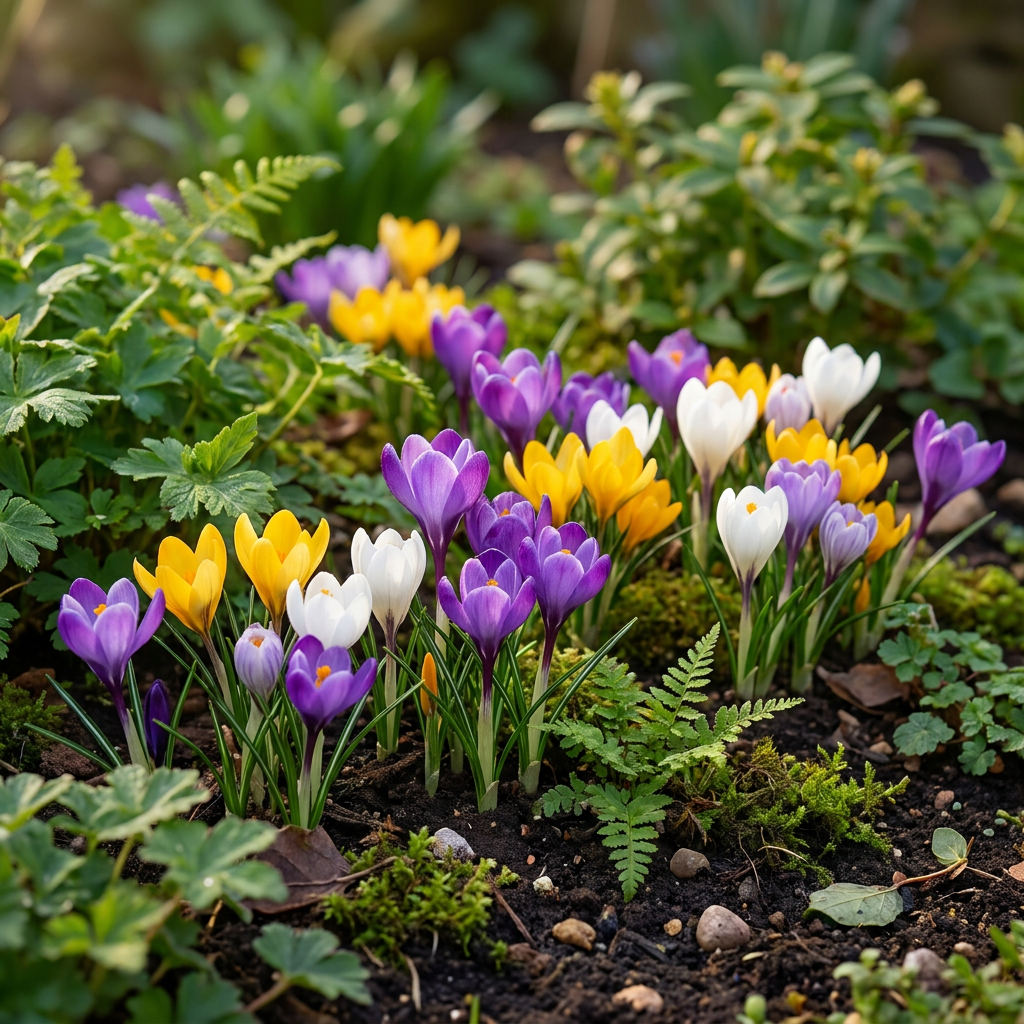 280x Crocus mix - Gemengde krokussen - Diversen - Verwilderingsbol - Bolmaat 7/8