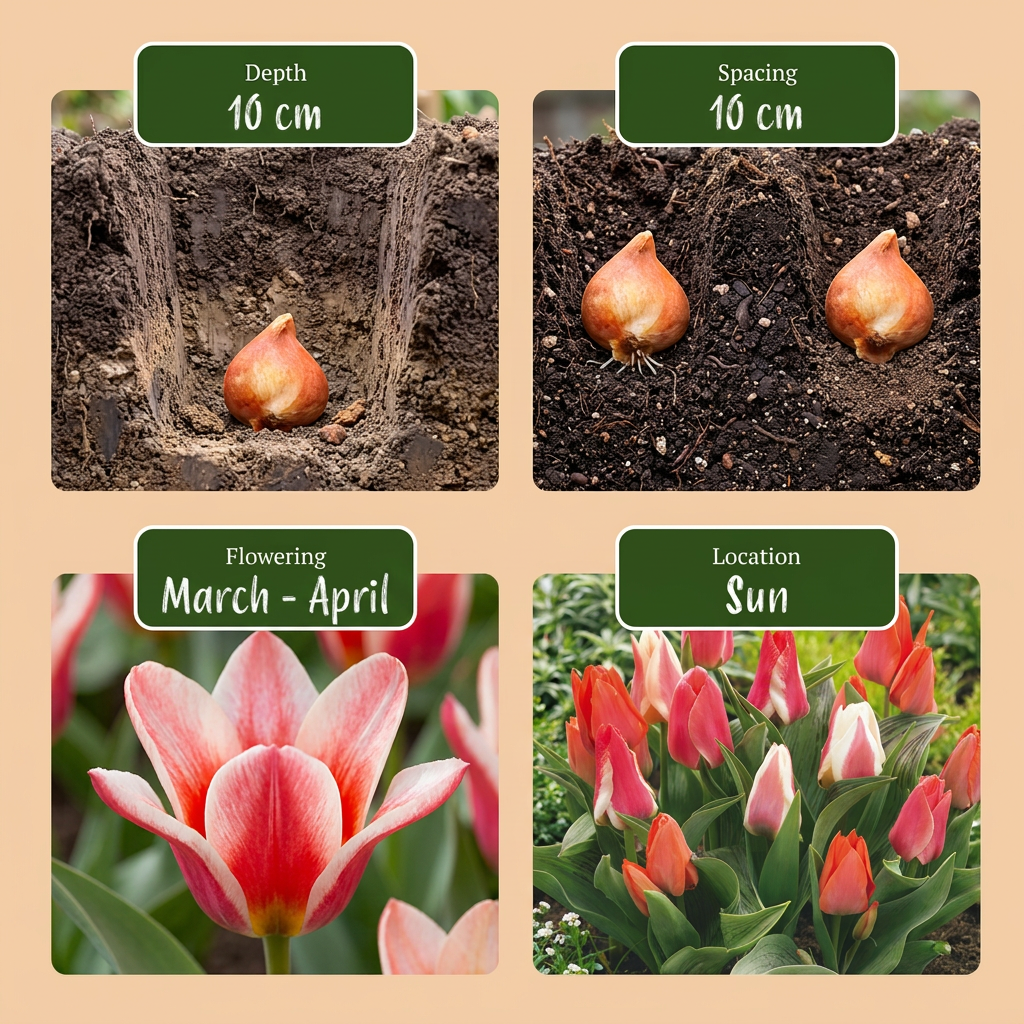60x Tulipa Greigii mix - Greigii-tulp mix - Diversen - Voorjaarsbloeier - Bolmaat 11/12