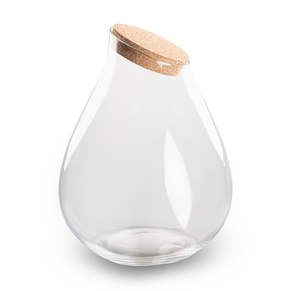 Terrarium fles met kurk - Drop XXL - Ø 34 cm ↑ 43 cm