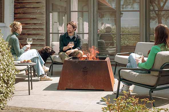 BBQ - White Fire Vuurschaal Corten